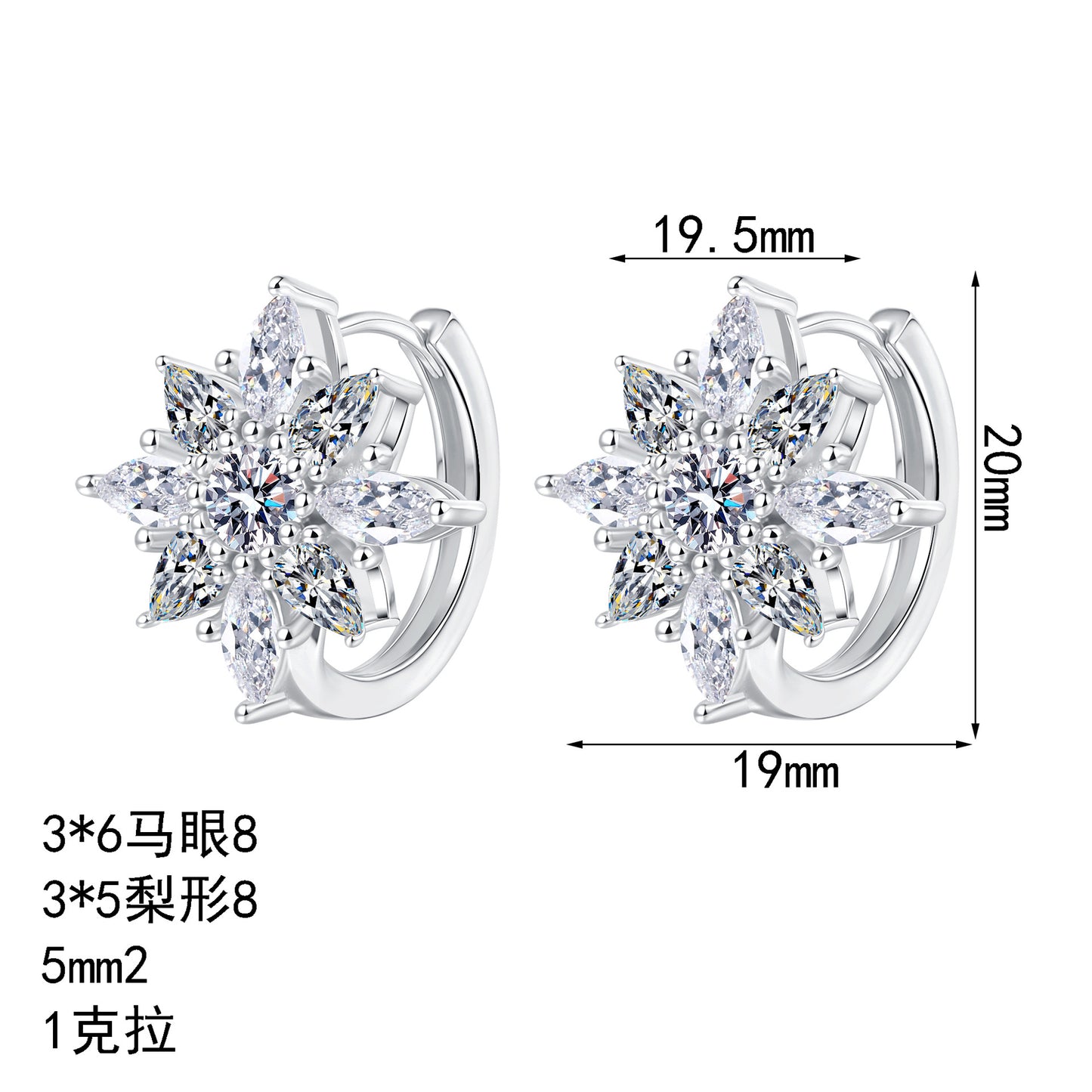 S925純銀莫桑石首飾|1克拉|輕奢精緻