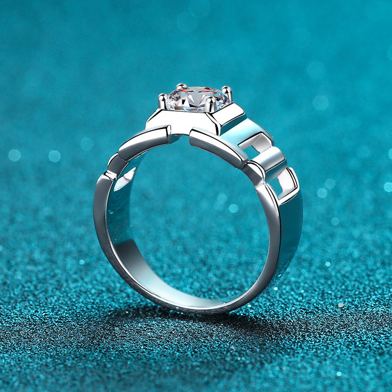 S925純銀莫桑石首飾|1克拉|輕奢精緻