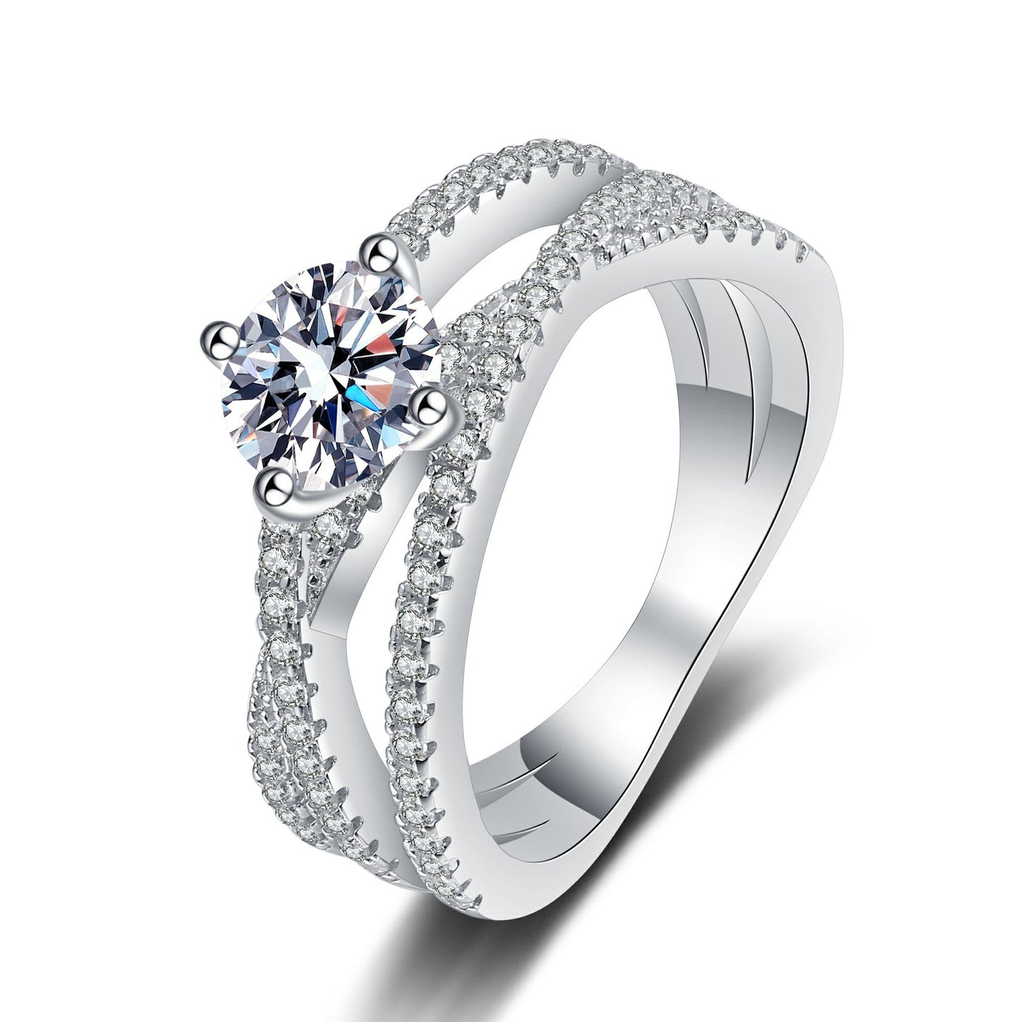 S925純銀鋯石首飾|1克拉|輕奢精緻