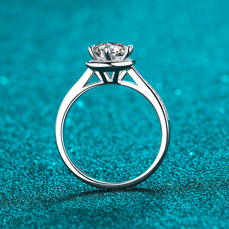 S925純銀鋯石首飾｜1克拉｜六爪