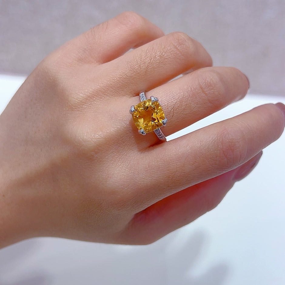S925純銀莫桑石首飾｜公主方｜輕奢精緻
