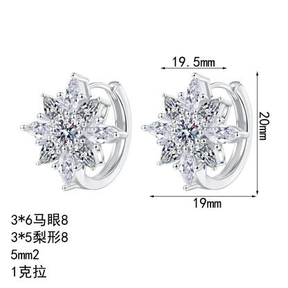 S925純銀莫桑石首飾｜1克拉｜輕奢精緻