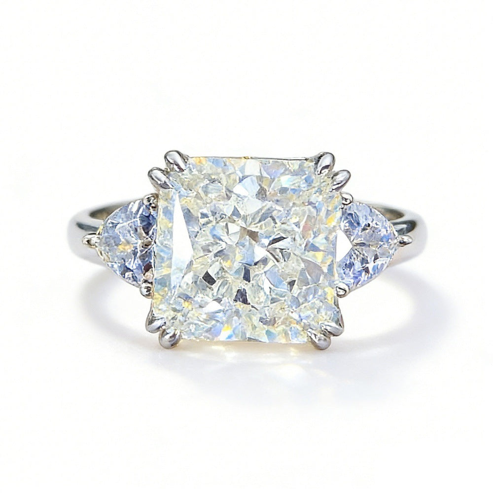 S925純銀高碳鑽首飾｜多彩｜四爪高級感