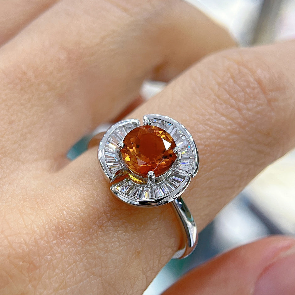 S925純銀莫桑石首飾｜圓鑽｜輕奢精緻