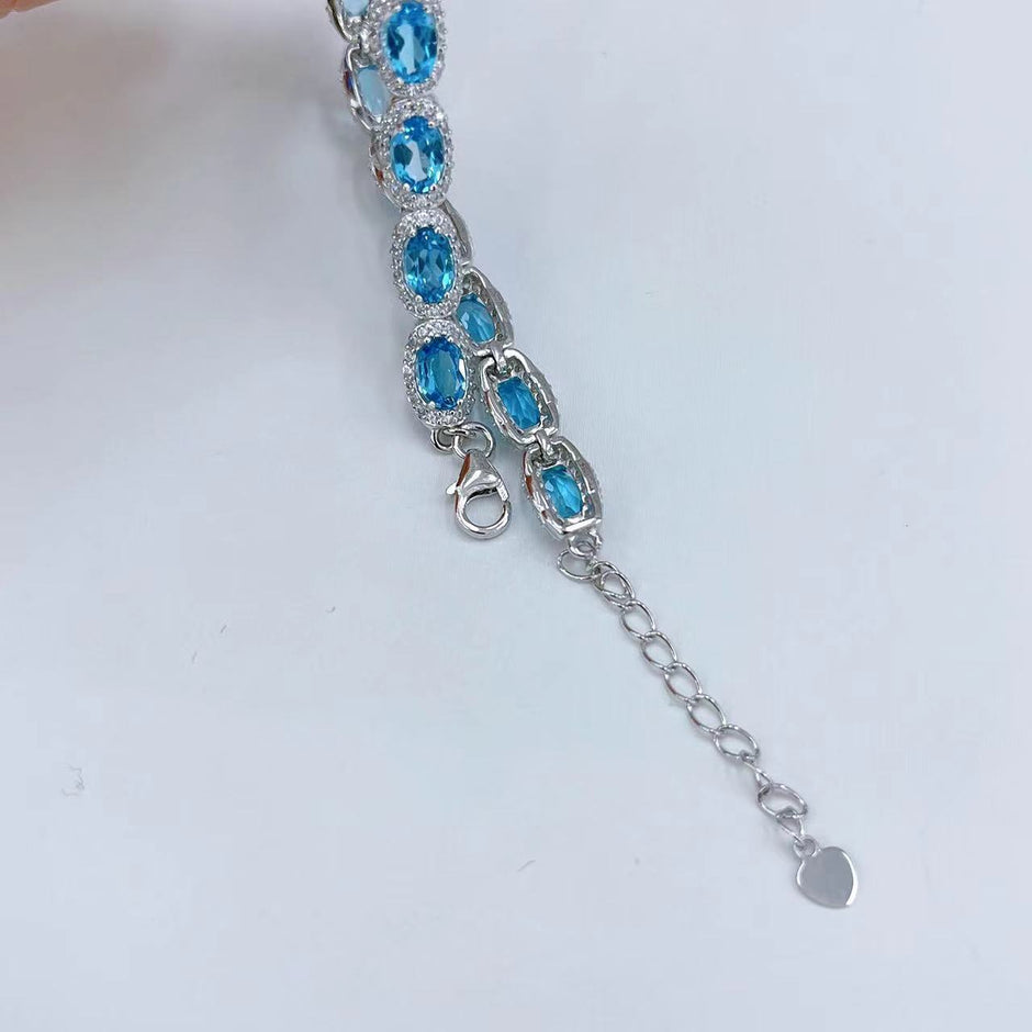 S925純銀莫桑石首飾｜橢圓｜輕奢精緻