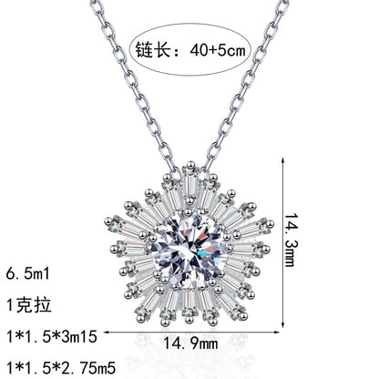 S925純銀鋯石首飾｜1克拉｜輕奢精緻