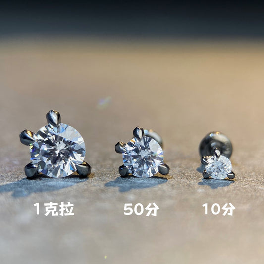 S925純銀莫桑石首飾｜多彩1克拉｜輕奢精緻