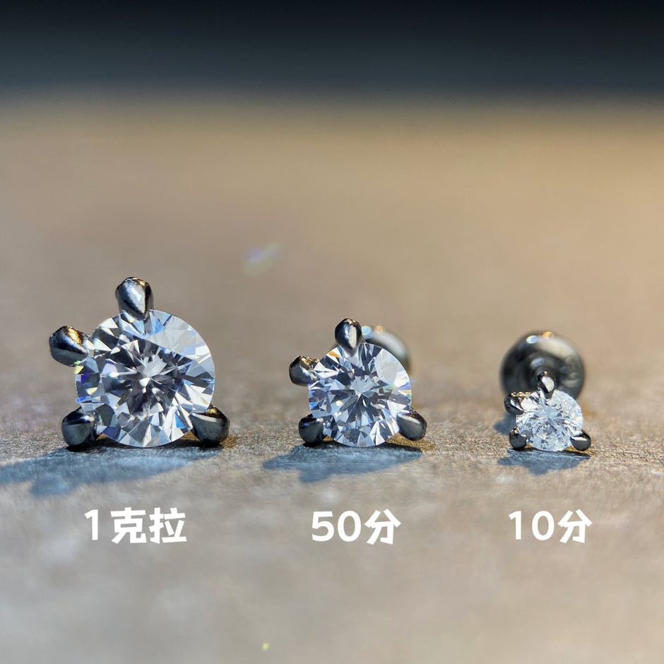S925純銀莫桑石首飾｜多彩1克拉｜輕奢精緻