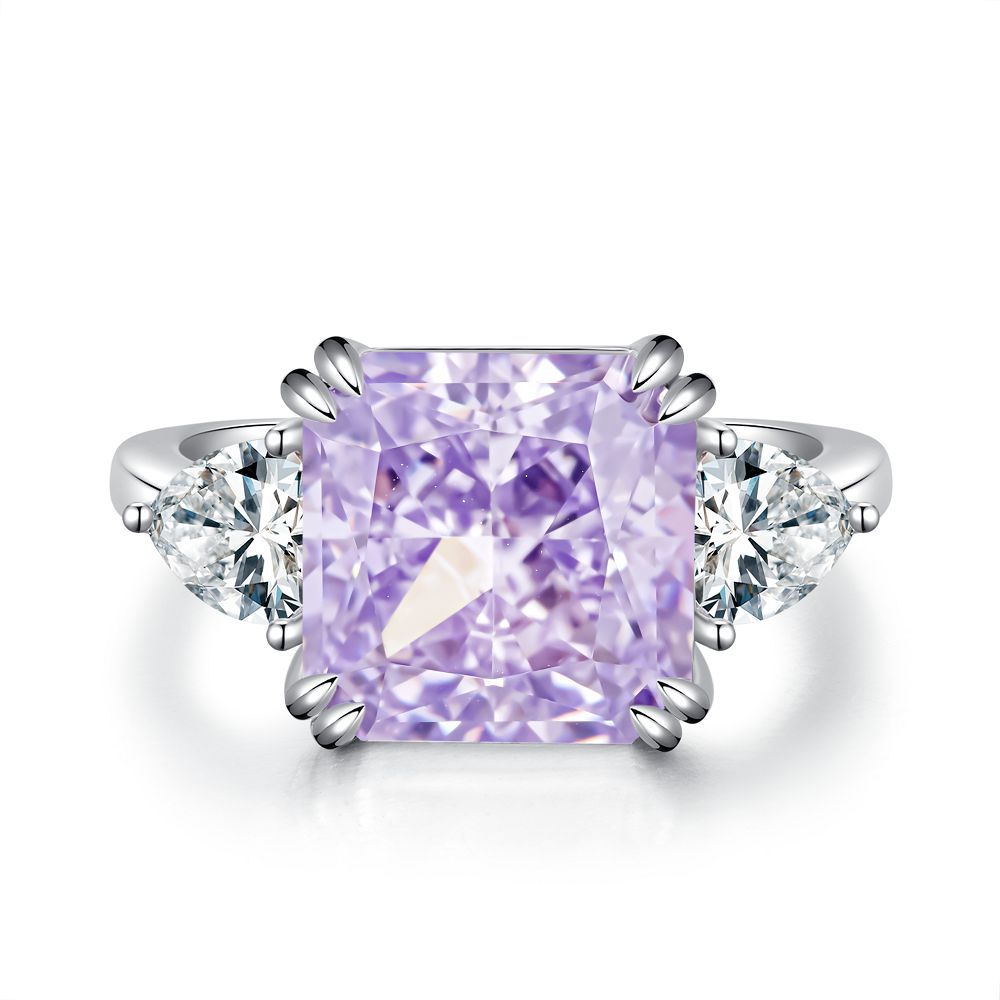S925純銀高碳鑽首飾｜多彩｜四爪高級感