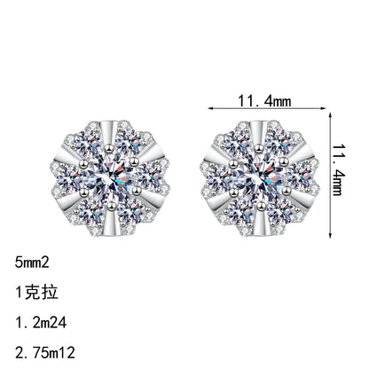 S925純銀鋯石首飾｜1克拉｜輕奢精緻