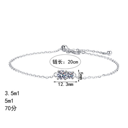 S925純銀莫桑石首飾｜70分｜簡約