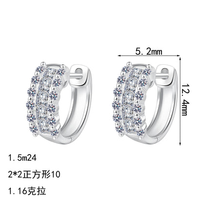S925純銀莫桑石首飾｜1.16克拉｜輕奢精緻