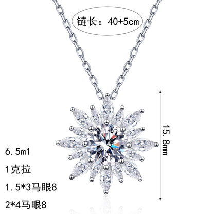 S925純銀鋯石首飾｜1克拉｜高級感