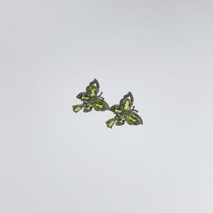 S925純銀耳飾｜蝴蝶