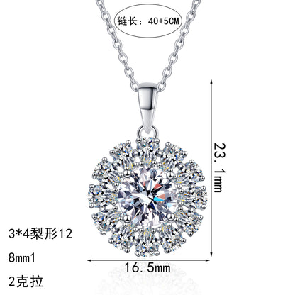 S925純銀鋯石首飾｜2克拉｜輕奢精緻