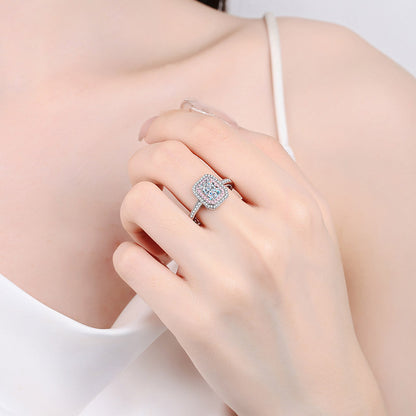 S925純銀鋯石首飾｜祖母綠1克拉｜玫瑰金祖母綠