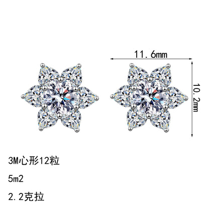 S925純銀莫桑石首飾｜2.2克拉｜簡約