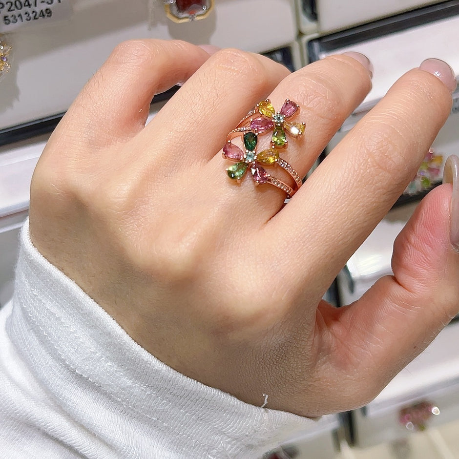 S925純銀莫桑石首飾｜玫瑰金高級感