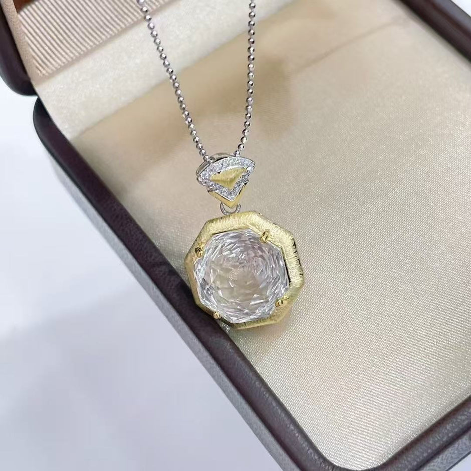 S925純銀莫桑石首飾｜圓鑽｜輕奢精緻
