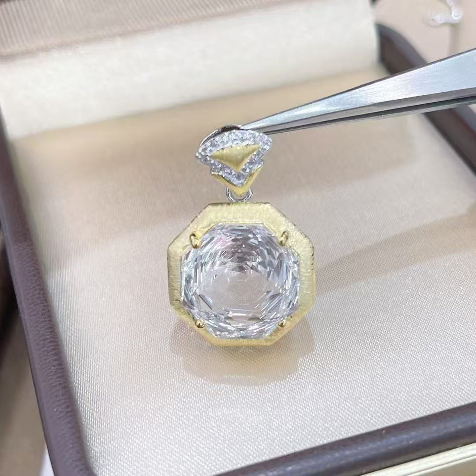 S925純銀莫桑石首飾｜圓鑽｜輕奢精緻