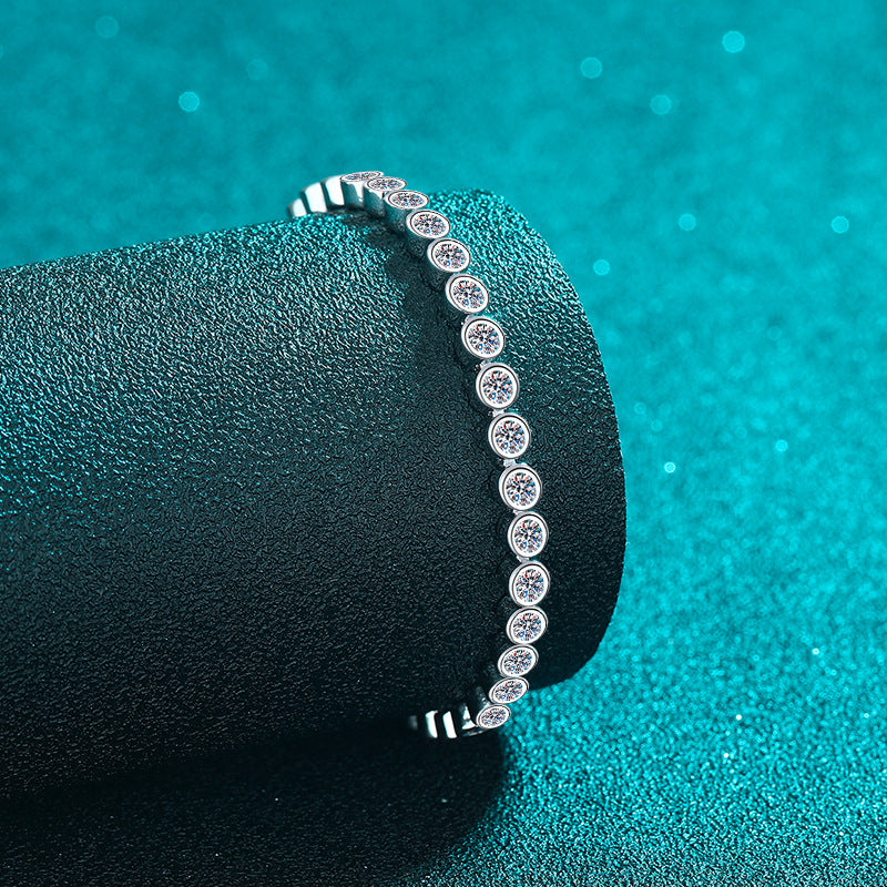 S925純銀莫桑石首飾｜3.7克拉｜高級感