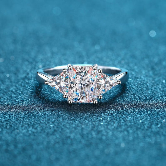 S925純銀莫桑石首飾｜祖母綠3克拉｜輕奢精緻