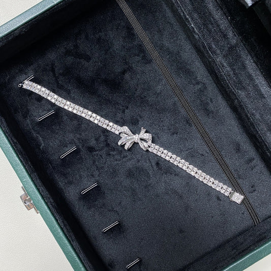 S925純銀莫桑石首飾｜蝴蝶