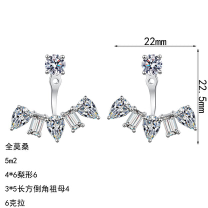 S925純銀莫桑石首飾｜6克拉｜輕奢精緻