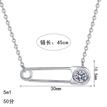S925純銀莫桑石首飾｜50分｜簡約