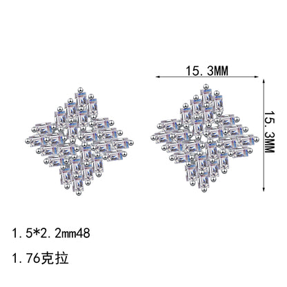 S925純銀莫桑石首飾｜1.76克拉｜長方高級感