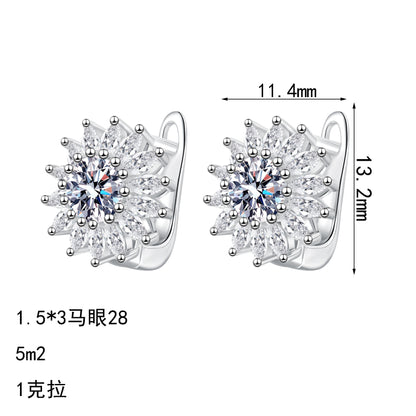 S925純銀鋯石首飾｜1克拉｜簡約
