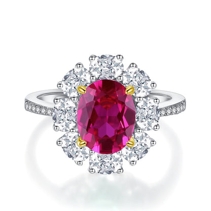 S925純銀莫桑石首飾｜彩藍鑽｜高級感