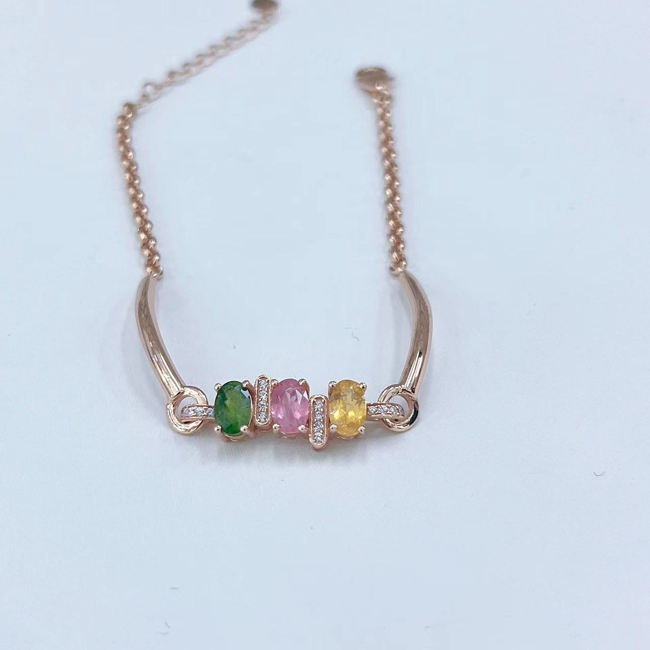 S925純銀手鏈｜玫瑰金