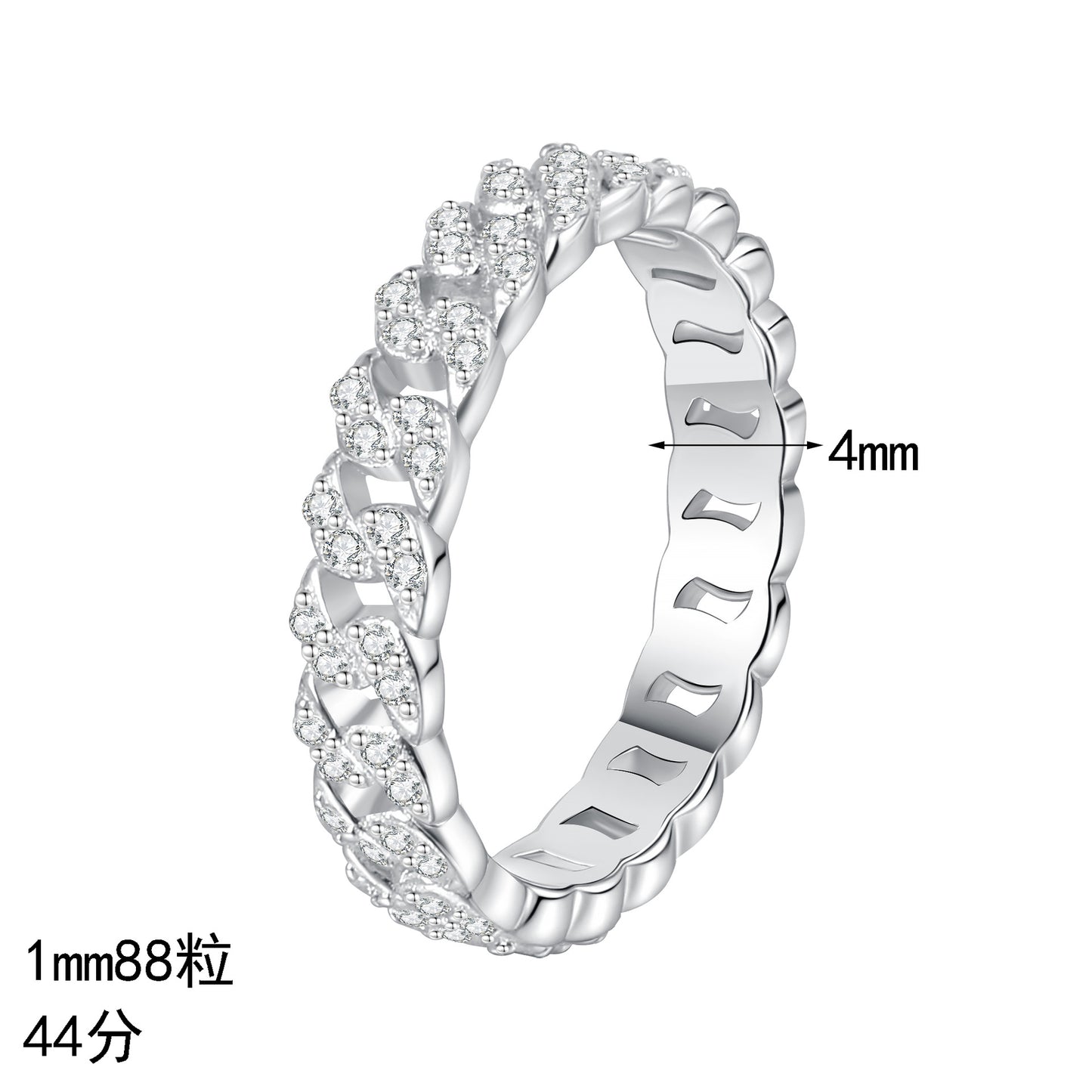 S925純銀莫桑石首飾｜44分｜滿天星高級感