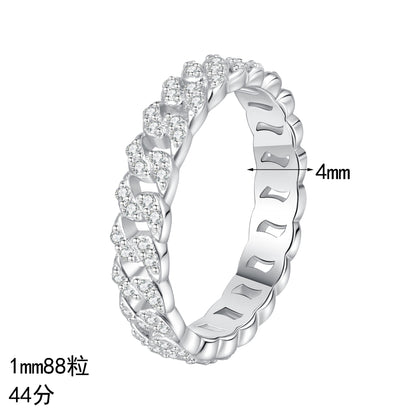S925純銀莫桑石首飾｜44分｜滿天星高級感