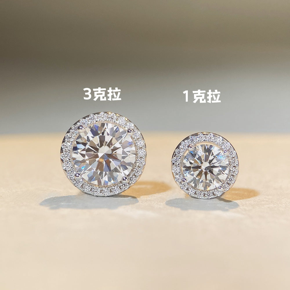 S925純銀高碳鑽首飾｜1克拉｜輕奢精緻