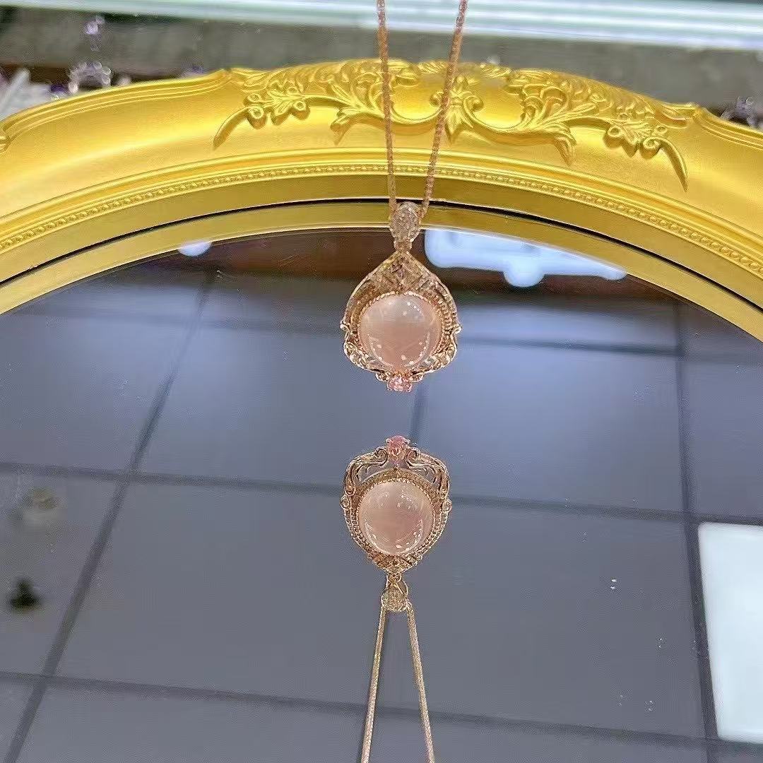 S925純銀項鏈｜玫瑰金簡約