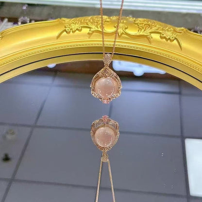 S925純銀項鏈｜玫瑰金簡約