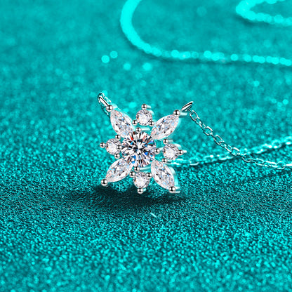 S925純銀鋯石首飾｜50分｜雪花小眾