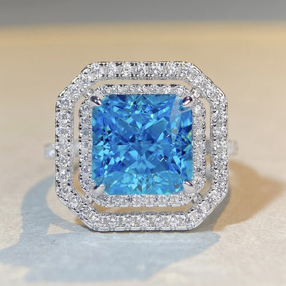 S925純銀莫桑石首飾｜黃粉藍鑽｜輕奢精緻